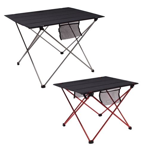 듀랄루민 캠핑용 롤테이블 휴대용 경량 접이식 테이블 낚시 캠핑