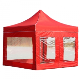 DZB 캐노피천막 투명풀세트 골조+지붕+투명벽면 야외 실내 포장마차 행사용 천막 캠핑 차박