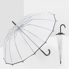 투명 장우산 장마준비 롱 우산 경량 투명우산