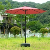 반자동 파라솔 풀세트 2.7M 휴대용 비치 정원 테라스 낚시 캠핑 각도조절