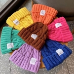 LW 비비 꽈배기 니트비니 겨울 패션 귀여운 방한 모자