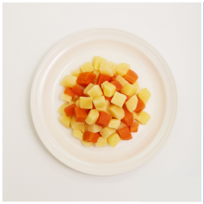 전처리냉동,혼합야채(2종) , 1.5cm다이스, 1kg팩